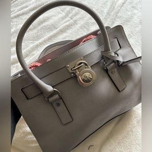 Michael Kors large leather Hamilton tote